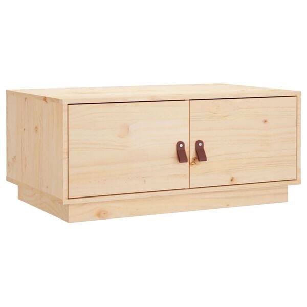vidaXL Table basse 80x50x35 cm Bois massif de pin