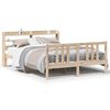 vidaXL Cadre de lit et t&ecirc;te de lit sans matelas 135x190 cm
