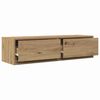 vidaXL Meuble TV ch&ecirc;ne artisanal 100 x 31 x 25.5 cm Bois d'ing&eacute;nierie