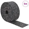 vidaXL Rouleau de granulat en caoutchouc Noir 500 x 5 x 0,3 cm