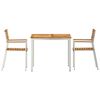 vidaXL Ensemble de salle à manger pour jardin 3 pcs