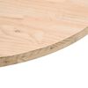vidaXL Dessus de table Ø90x2,5 cm Bois de pin massif