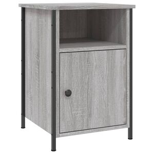 vidaXL Table de chevet sonoma gris 40x42x60 cm bois d'ing&eacute;nierie