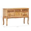 vidaXL Buffet 110x35x75 cm Bois massif de manguier