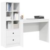 vidaXL Bureau avec tiroir 2 pcs Blanc