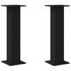 vidaXL Support de Plante 2 pc Ch&ecirc;ne noir 30 x 30 x 95 cm