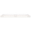 vidaXL Lit de palette blanc 90x200 cm bois de pin massif