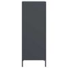 vidaXL Buffet haut anthracite 39x35x103,5 cm acier