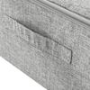 vidaXL Bo&icirc;tes de rangement 2 pcs Tissu 70x40x18 cm Gris