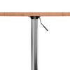 vidaXL Table de bar &Oslash;60x89,5 cm bois massif de h&ecirc;tre