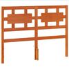 vidaXL T&ecirc;te de lit cire marron 135 cm bois massif de pin