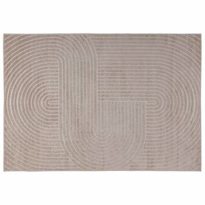 vidaXL Tapis de surface PALMERAS Beige 170 x 120 cm Polyester