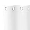 vidaXL Rideaux occultants avec anneaux 2 pcs Blanc pur 245 x 140 cm