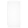 vidaXL Buffet blanc 102x37x75,5 cm bois d'ingénierie