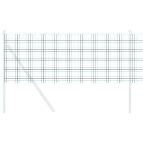 vidaXL Cl&ocirc;ture en fil soud&eacute; Vert 0,6 x 100 m