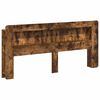 vidaXL Cabinet de T&ecirc;te de Lit Ch&ecirc;ne Fum&eacute; 215 x 18,5 x 100 cm