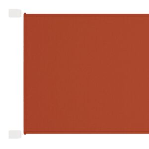 vidaXL Auvent vertical Terre cuite 140x360 cm Tissu oxford