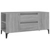 vidaXL Meuble TV Sonoma gris 102x44,5x50 cm Bois d'ing&eacute;nierie