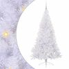 vidaXL Sapin de No&euml;l artificiel avec 300 LED Blanc 180 cm PVC et Acier