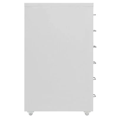 vidaXL Classeur mobile Gris 28x41x69 cm Métal