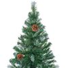 vidaXL Sapin de No&euml;l artificiel avec 150 LED Vert 150 cm PVC et Acier