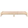 vidaXL Lit coulissant sans matelas 2x(80x200) cm Bois de pin massif