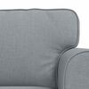 vidaXL Canap&eacute; 2 pcs Gris clair