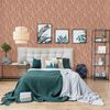DUTCH WALLCOVERINGS Papier peint Mae Orange et beige