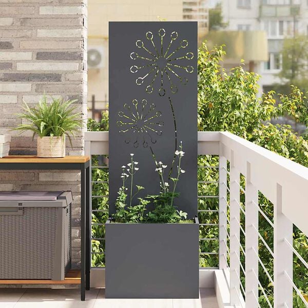 vidaXL &Eacute;cran de confidentialit&eacute; de jardin Anthracite 50 x 140 cm