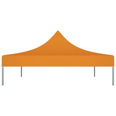 vidaXL Toit de tente de réception 4x3 m Orange 270 g/m²