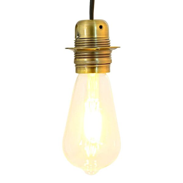 vidaXL Douilles de lampe 2 pcs bronze E27