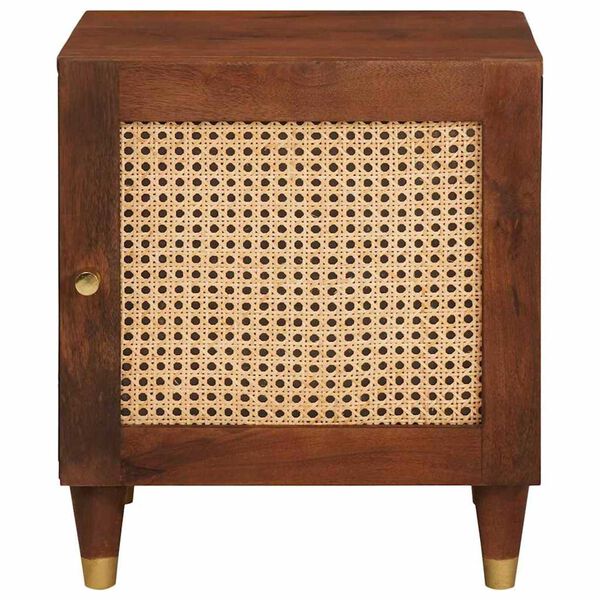 vidaXL Cabinet de chevet 2 pcs Marron 40 x 33,5 x 46 cm