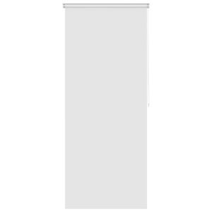 vidaXL Store roulant de douche 80x240 cm Blanc