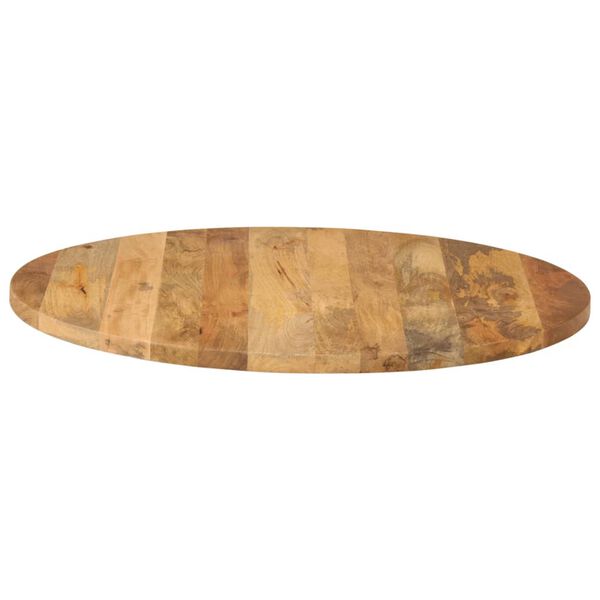 vidaXL Dessus de table &Oslash; 80x2,5 cm rond bois de manguier massif