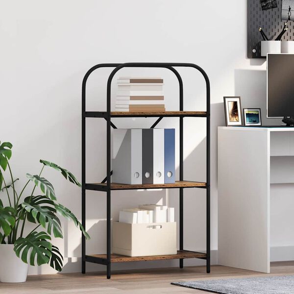 vidaXL &Eacute;tag&egrave;re Bois ancien 60 x 30 x 109 cm Bois d'ing&eacute;nierie