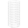 vidaXL Poteau &agrave; gabion circulaire Acier galvanis&eacute; &Oslash;50x100 cm