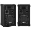 vidaXL Haut-parleurs sc&egrave;ne Hifi passifs professionnels 2 pcs 800W Noir