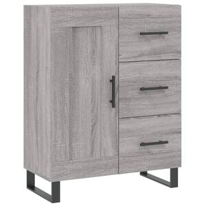 vidaXL Buffet sonoma gris 69,5x34x90 cm bois d'ing&eacute;nierie