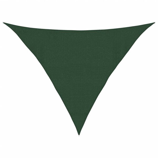 vidaXL Voile d'ombrage 160 g/m&sup2; Vert fonc&eacute; 4x4x5,8 m PEHD
