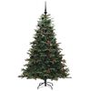 vidaXL Sapin de No&euml;l artificiel Vert 180 cm PVC, m&eacute;tal et plastique