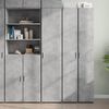 vidaXL Buffet haut gris b&eacute;ton 40x42,5x185 cm bois d'ing&eacute;nierie