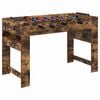 vidaXL Table de baby-foot Ch&ecirc;ne fum&eacute; 125 x 60,5 x 80 cm Bois d'ing&eacute;nierie
