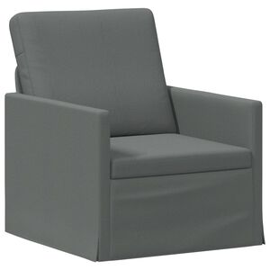 vidaXL Canap&eacute; simple Gris fonc&eacute; 70 x 81 x 82 cm Tissu