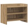 vidaXL Meuble TV 60 x 33 x 47 cm Ch&ecirc;ne artisanal Bois d'ing&eacute;nierie