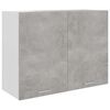 vidaXL Armoire suspendue Gris b&eacute;ton 80x31x60 cm Bois d&rsquo;ing&eacute;nierie