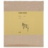 vidaXL Tissu de Table 5 pc Rond Beige &Oslash; 160 cm