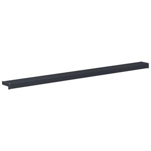 vidaXL Appui de fen&ecirc;tre Anthracite avec grain de bois PVC