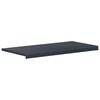 vidaXL Appui de fen&ecirc;tre Anthracite avec grain de bois PVC