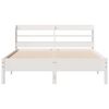 vidaXL Cadre de lit sans matelas blanc 160x200 cm bois de pin massif
