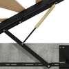 vidaXL Cadre de lit ottoman avec stockage B&eacute;ton 193 x 120 x 25 cm